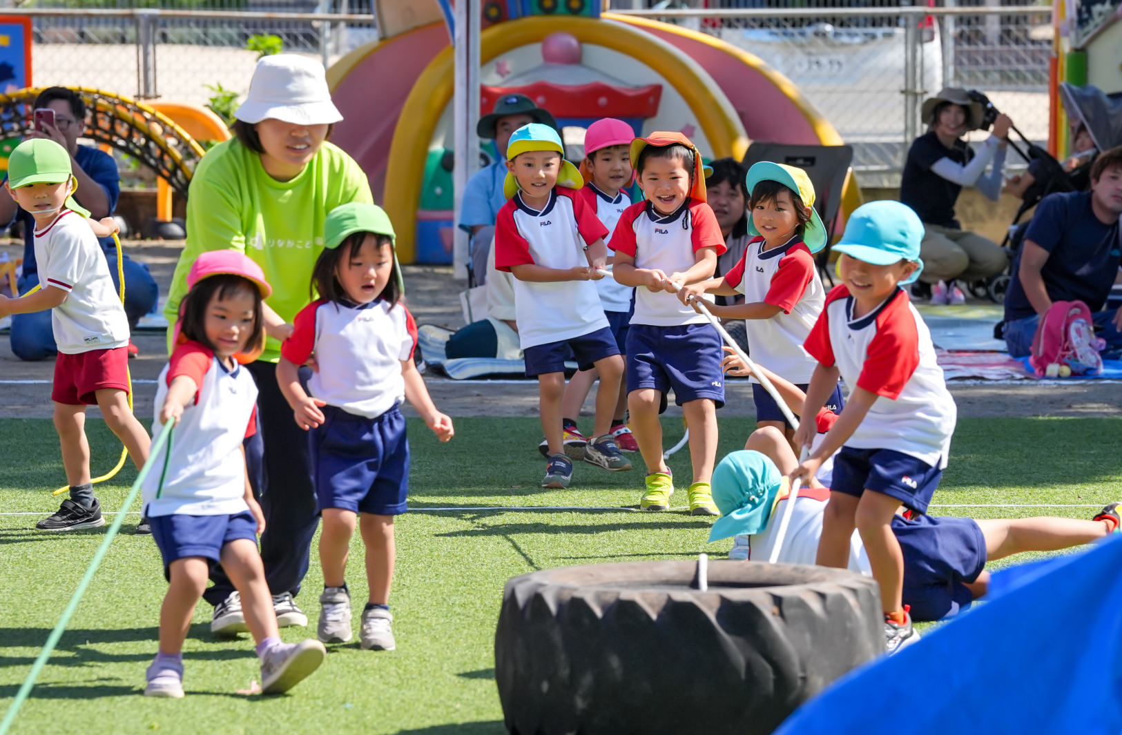 運動あそびフェスティバルの様子