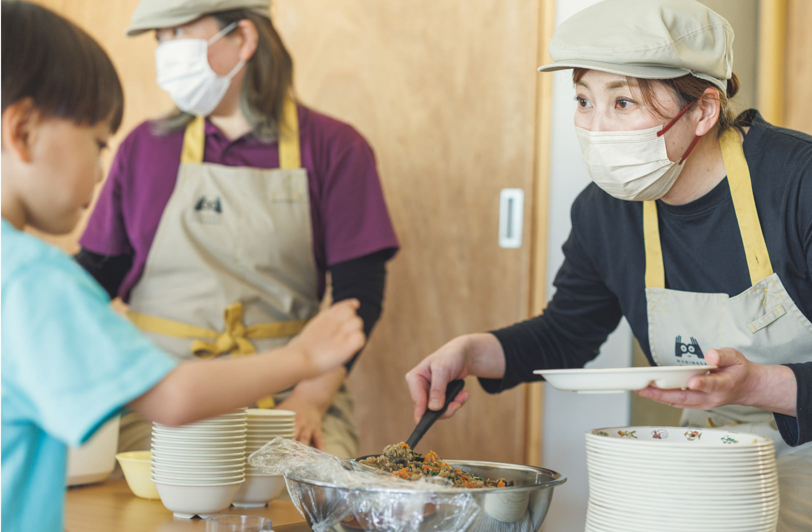 給食の様子